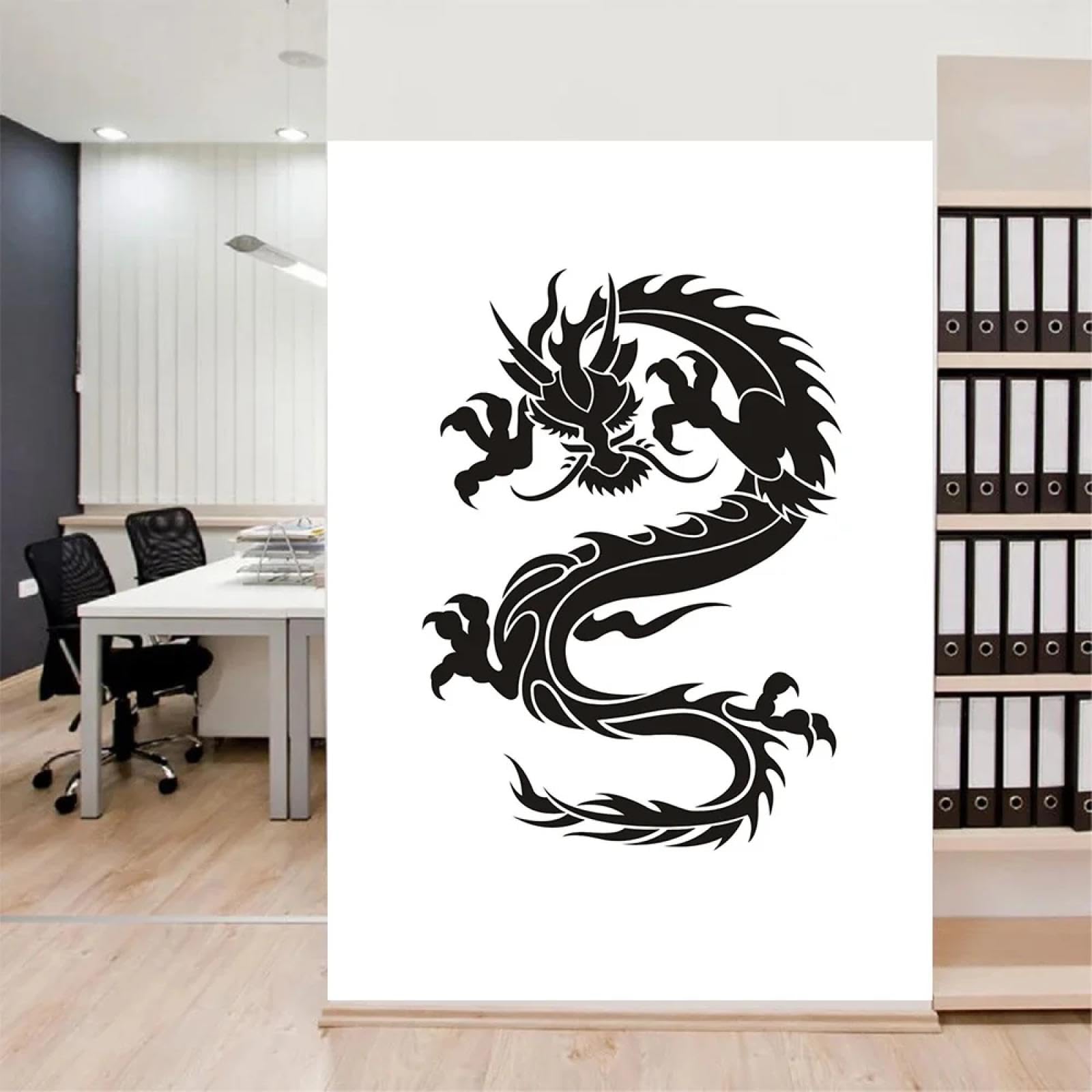WEIMEIJIE Mythical Animal Chinese Dragon Vinyl Wall Stickers for Children's Rooms, Playrooms, Studios, and Offices - Artistic Wall Stickers