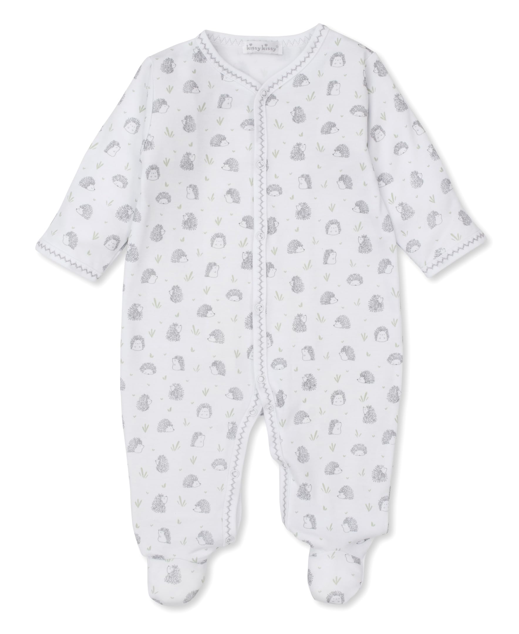 Kissy Kissy Neutraler Baby-Fuß mit Igel-Aufdruck