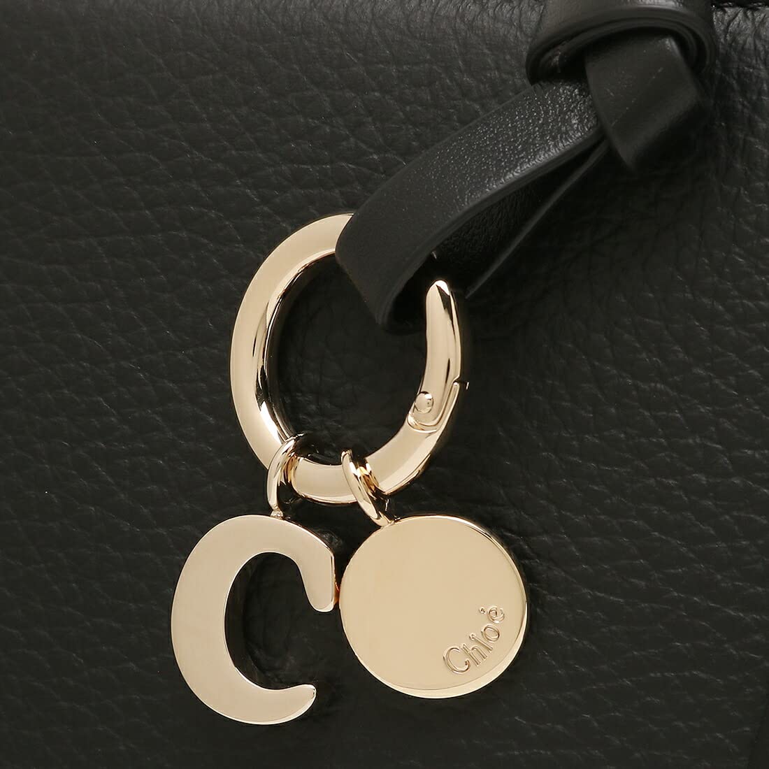CHLOE 長財布 CHC17AP941H9Q CHC21WP941F57 ALPHABET ZIP ROUND Chloe] Long Wallet Alphabet Black Women'S Chc21Wp941F57