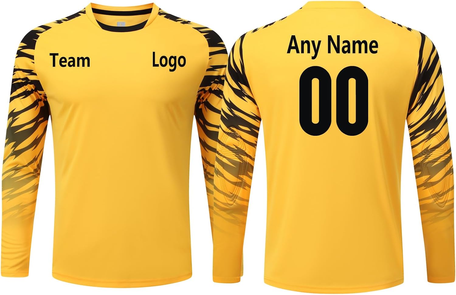 Quick-Dry Breathable Goalie Shirt with - Custom Goalkeeper Jersey for All Ages - Adults/Kids/Teens - Image 2