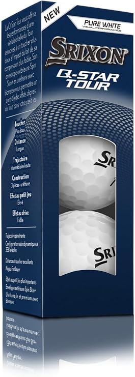 Srixon Q-Star Tour 6 Golf Balls, 36 Pack (White)