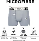 Freegun Homme Fgsmb/1/Bm/Pk3 Boxeur Ajusté, Jaune/Rouge/Blanc, L EU - 2