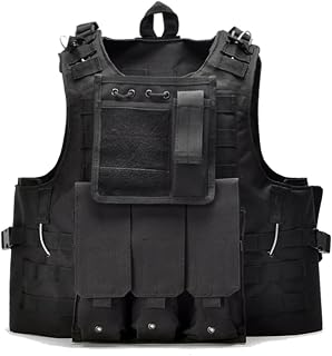FABROX Tactical vest amphibious combat multi-functional outdoor field equipment camouflage training