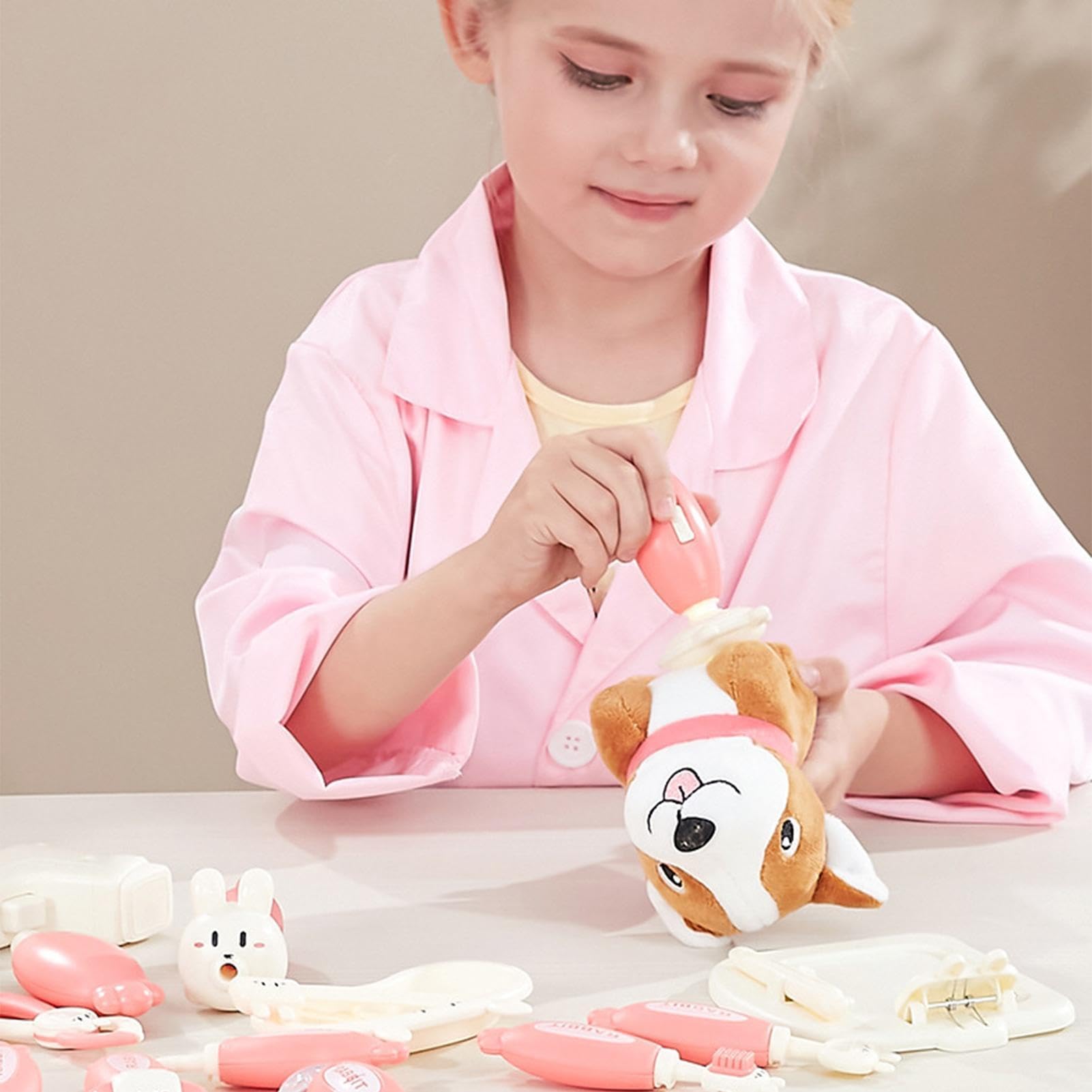 Kinderarzt-Set für Rollenspiele Krankenhaus-Rollenspiel mit Licht- & | Arzt-Spielzeug für Rollenspiele Zuhause, Schule, Kindergarten, Party, Kinderzimmer, Wohnzimmer