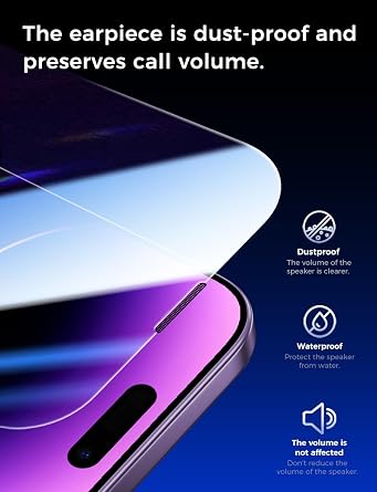 MAGIC JOHN 2 Pack for iPhone 14 Pro Max 6.7 inch Tempered Glass Screen Protector, Auto Dust-Elimination Installation, Bubble Free, Dynamic Island Compatible, HD Clear, Easy Installation