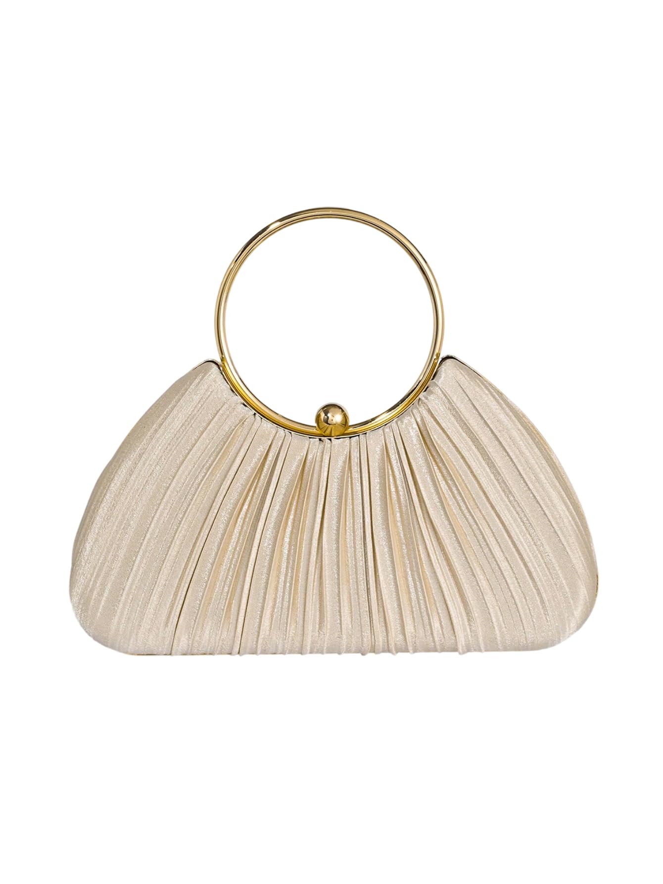 QWINEE Women's Shell Shaped Clutch Purse Seashell Purse Evening Bag