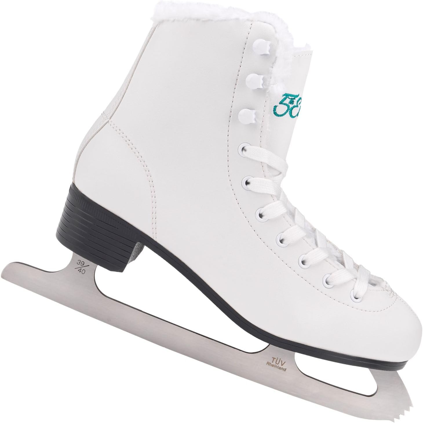 5th Element Grace Ice Skates for Women - Comfortable Figure Skates with Velvety Soft Tricot/Fleece-Lining - Stylish Women's Ice Skating Shoes