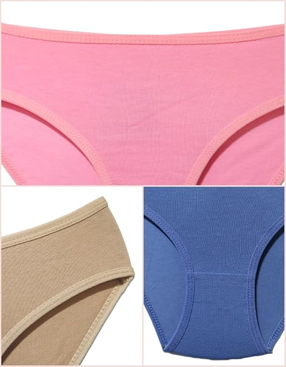 ALYA UNDERWEAR Kız Çocuk Külot, Pamuklu, Rahat Kız Çocuk Slipleri 10'lu veya 5'li Paket