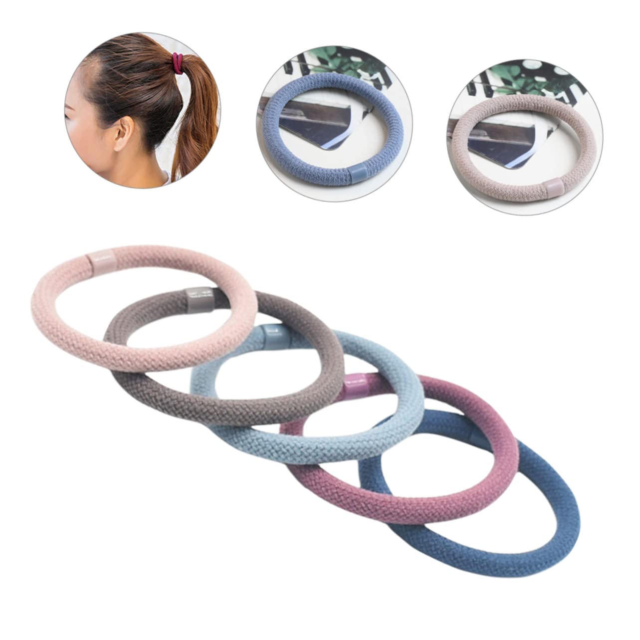 Didiseaon 25 Piezas De Lazos Para El Pelo Bandas Para El Pelo Para Niños Lazos Para El Pelo Accesorios Para El Cabello Para Niñas Coleteros Para Mujeres Coleteros Para Niñas Gemas