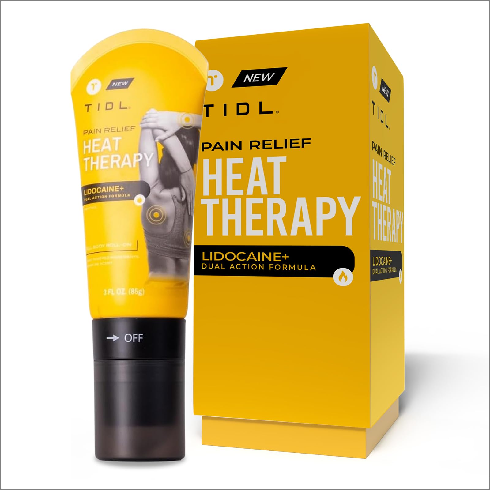 ☆　のり様 ミネラルクリーム＆ローション ＋ルース２、バイタルT Amazon.com: TIDL Heat Therapy Roll-On Pain Reliever | Menthol
