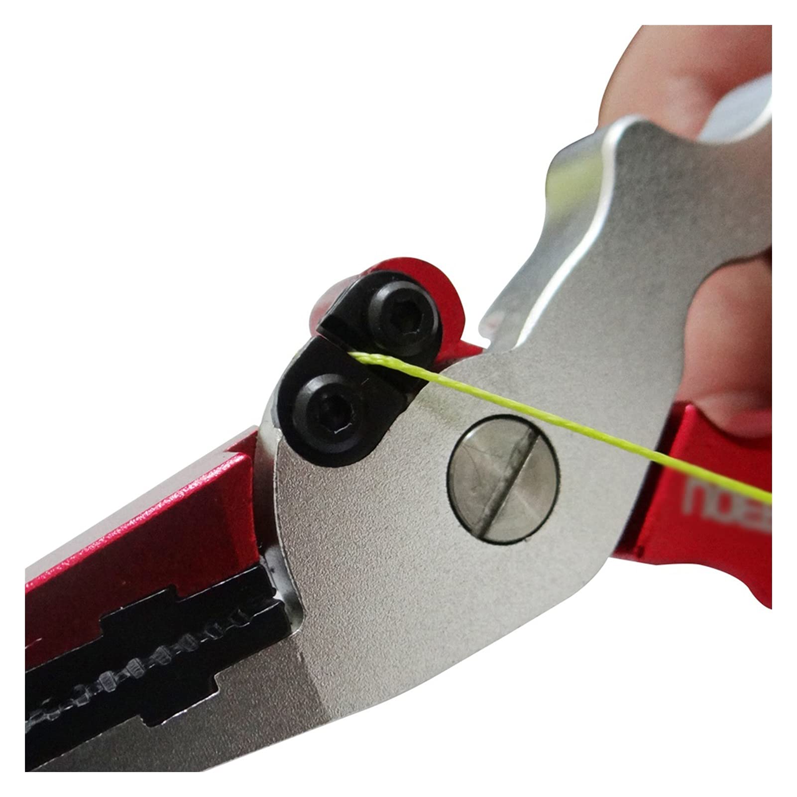 Pinze da Pesca Pinze da Pesca in Acciaio Inox Multi-Funzionale Strumenti da Pesca in Acciaio a tungsteno Pinze for Ganci da Pesca da Pesca 175mm / 81g Ganasce Multifunzione (Color : Hong se)