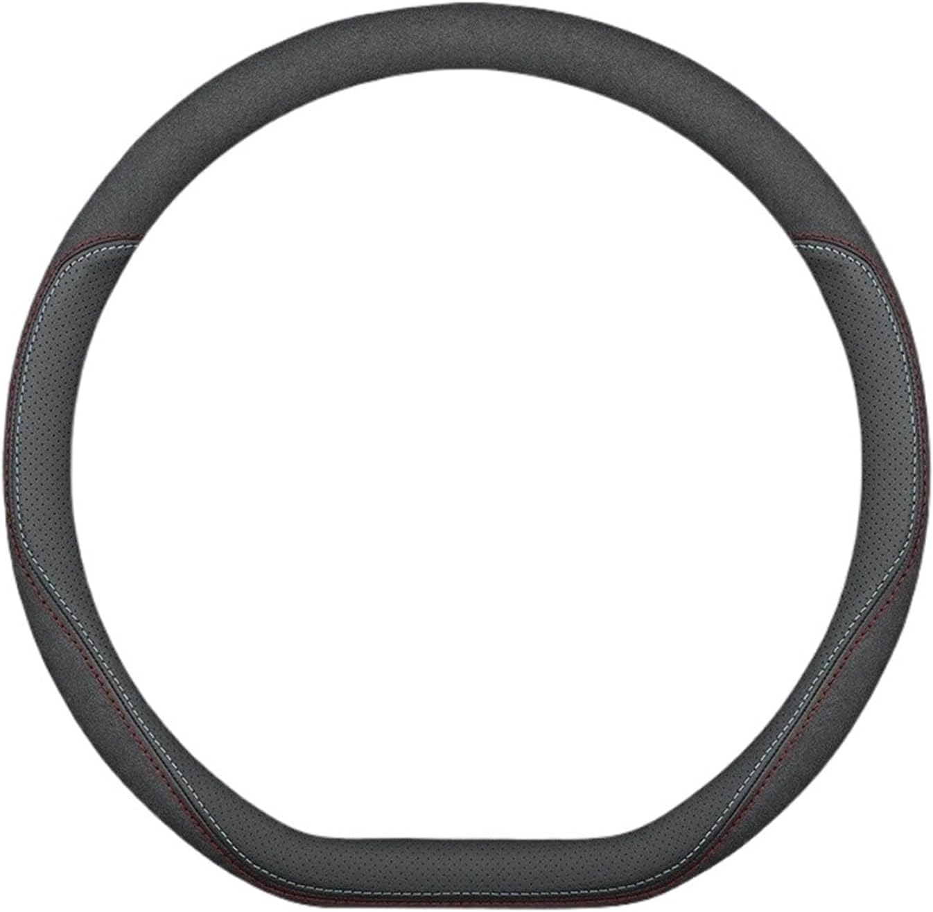 Compatible For Tesla Leather Steering Wheel Cover Model3/Model5/ModelX/ModelS Thin Car Accessories(Style 14)