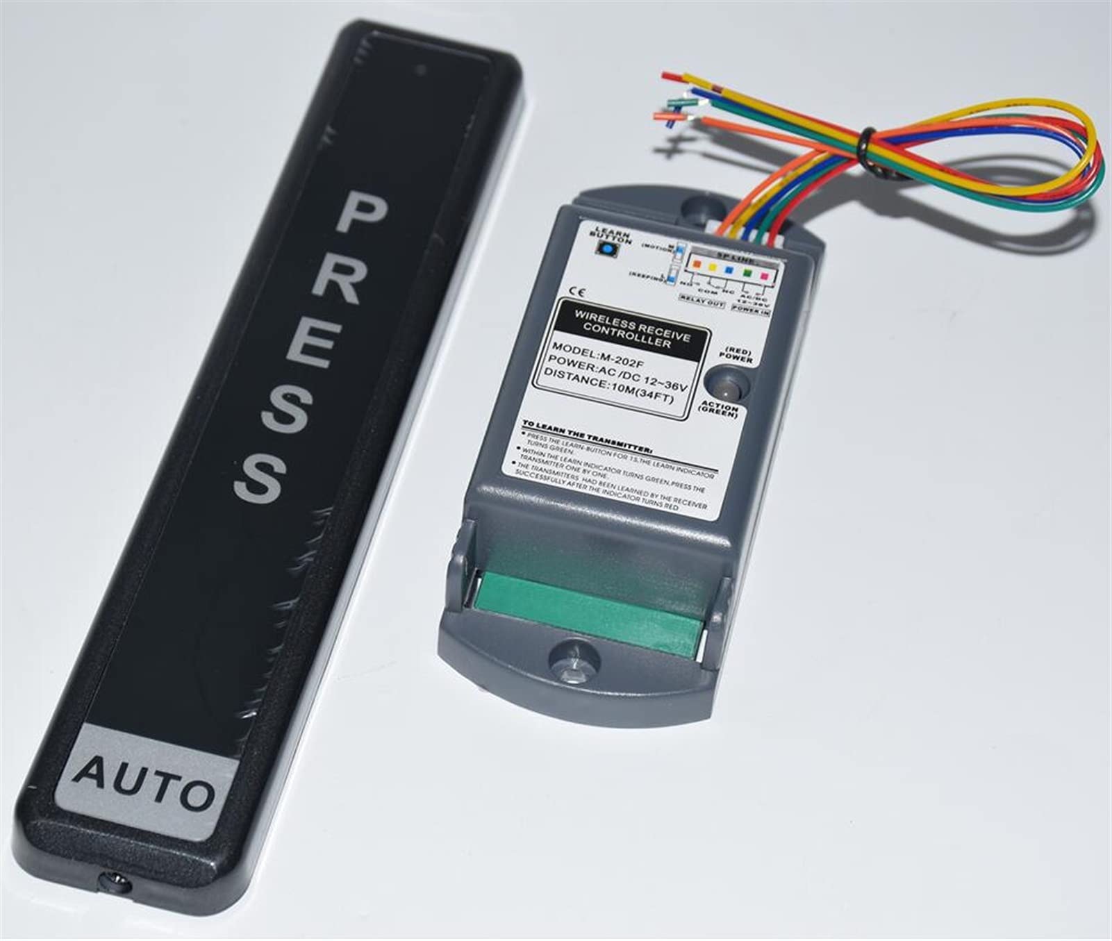 Automatyczna brama drzwi bezprzewodowy dom elektroniczny przełącznik dotykowy otwarty przełącznik Do otwieracza bramy skrzydłowej(1 button kit)