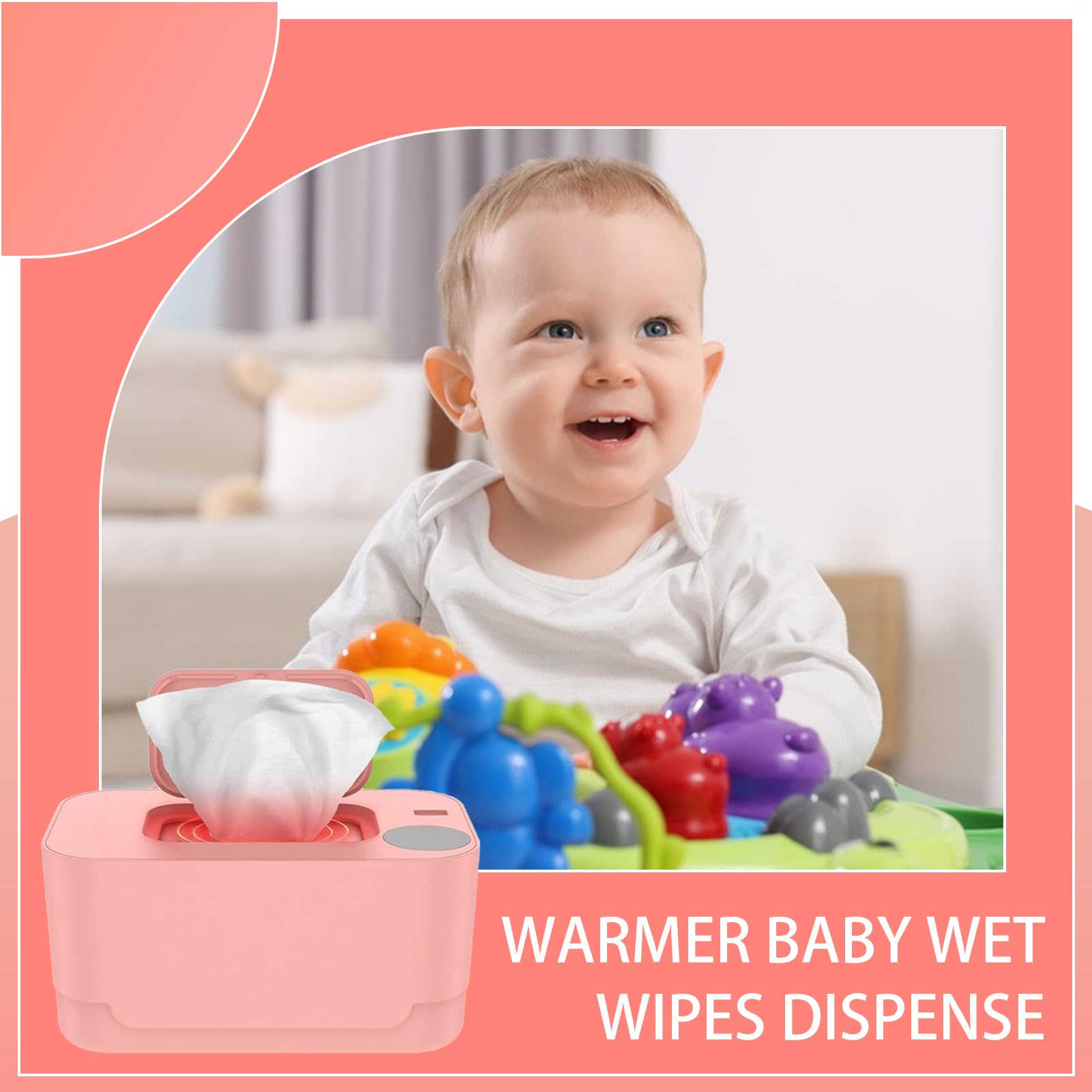 wischen wärmer - Dispenser per Wischen wärmerer, Wischtuchspender | Home verwenden nasse Wischtücher wärmerer Dispenser, Tragbarer platzoldder Windelheizheizhalter Fall für Wohnzimmer