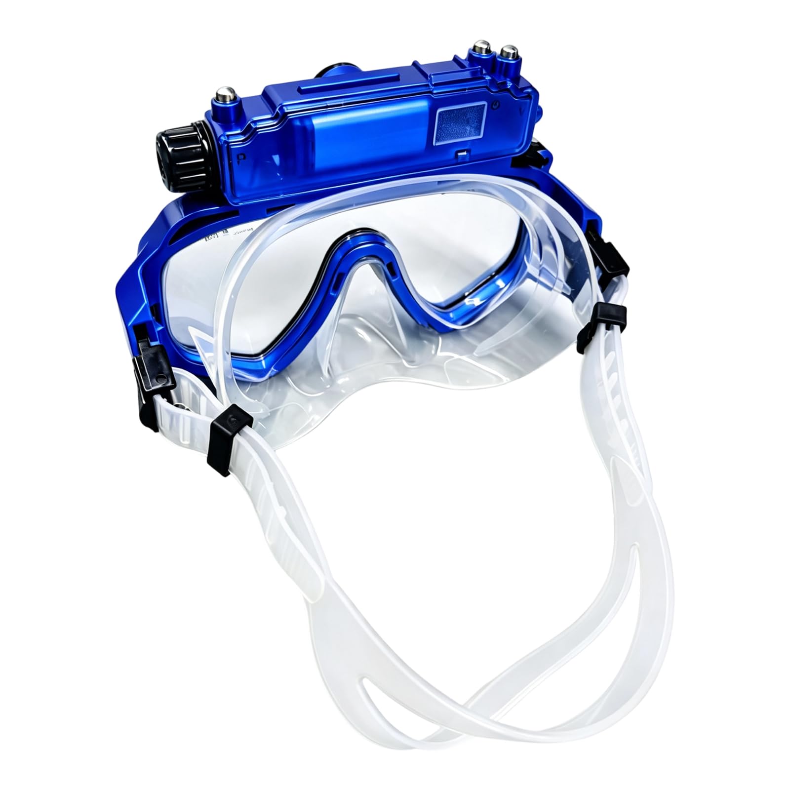Gafas de buceo con cámara | Lente de vidrio templado, falda de silicona, correa ajustable para esnórquel, aventuras acuáticas en la piscina
