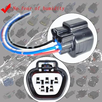 1PCS Electric Water Pump Connector Plug Harness Pigtail Wire 2010-2015 Replacement for Toyota Prius 1.8L Prius C 1.5L Prius V Lexus CT200h 1.8L 161A0-29015 161A0-39015 WPT190 WPT-190 16271-37020