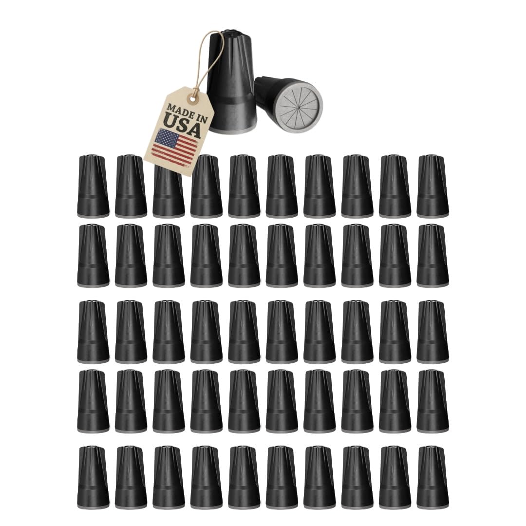 50 conectores eléctricos de empalme de alambre impermeables, tuercas de alambre para exteriores, tapas giratorias, conector de terminal de cable para paisaje, válvulas de riego, reparación de roturas