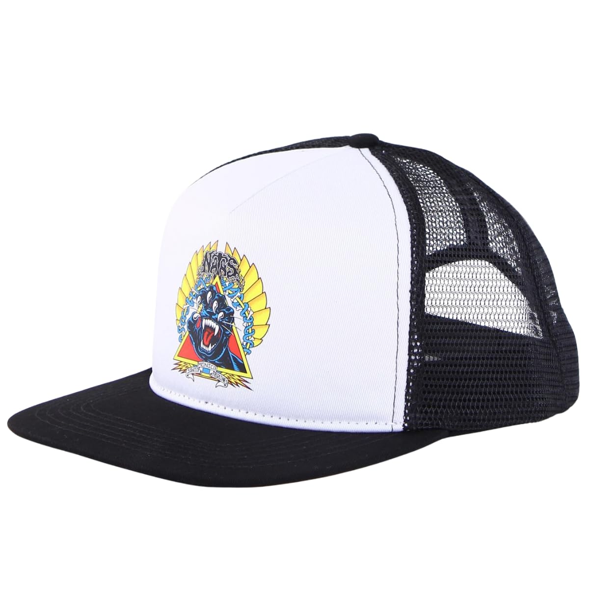 Santa Cruz Men's White Natas Screaming Panther Cap - /Black