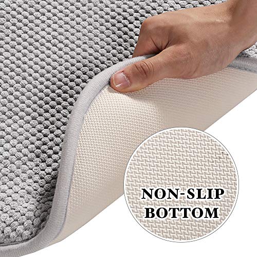 H.VERSAILTEX Chair Cushion Memory Foam Chair Pads with Ties Honeycomb Pattern Nonslip Rubber Back Rounded Square 16
