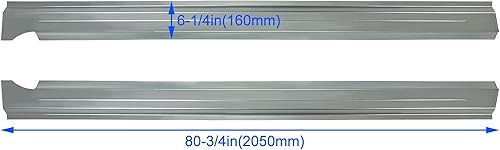 Miniatura 3 de Par de paneles basculantes de cabina de tripulación compatibles con Dodge Ram 1500 2500 3500 2009-2018