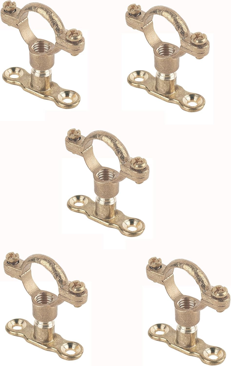 22.5 Team Controls Men's Brass Tc Munsen Pipe Ring Clip 22Mm & Backplate - Pack Of 5