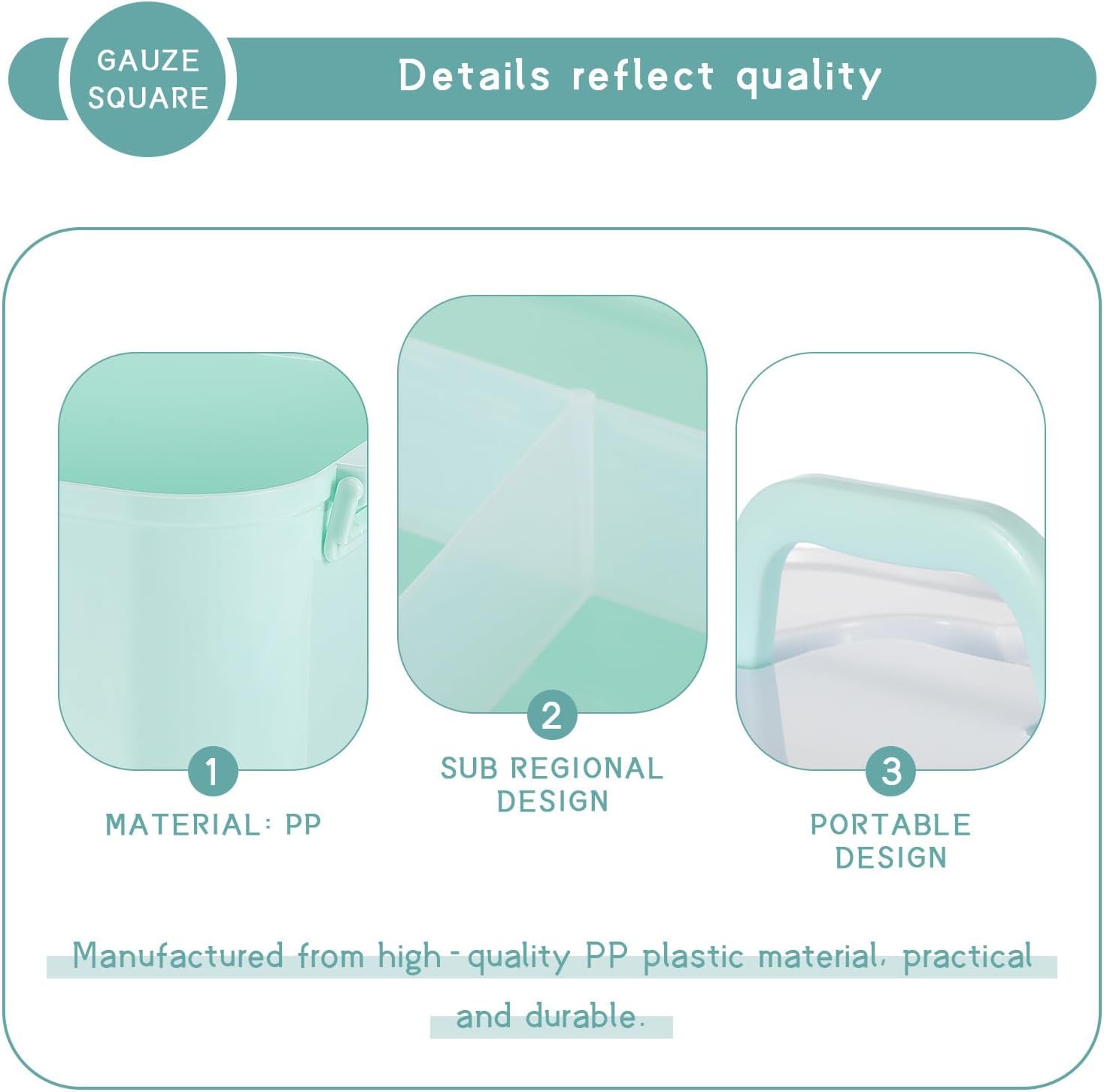 Portable Nail Polish Storage Box for Nail Art Supplies with Double-layer Design, Easy-carrying Pp Material Organizer Suitable for Personal Home Use and Going