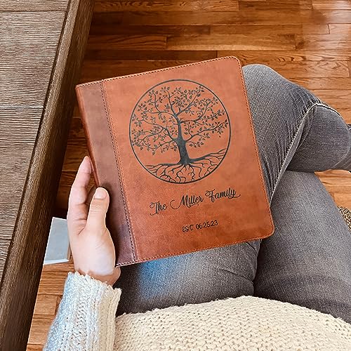 image for STARKENBURG COMPANY Personalized Family Bible, Custom Engraved ESV Fam