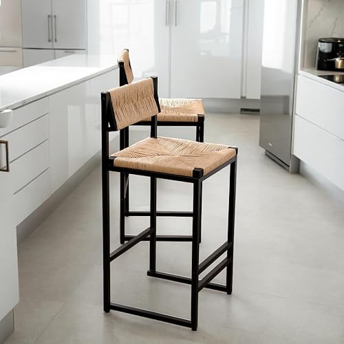 Sillas para Barra de Cocina, juego de taburetes de bar modernos de altura de mostrador, capacidad máxima de peso para cocina, isla de bar, sala de