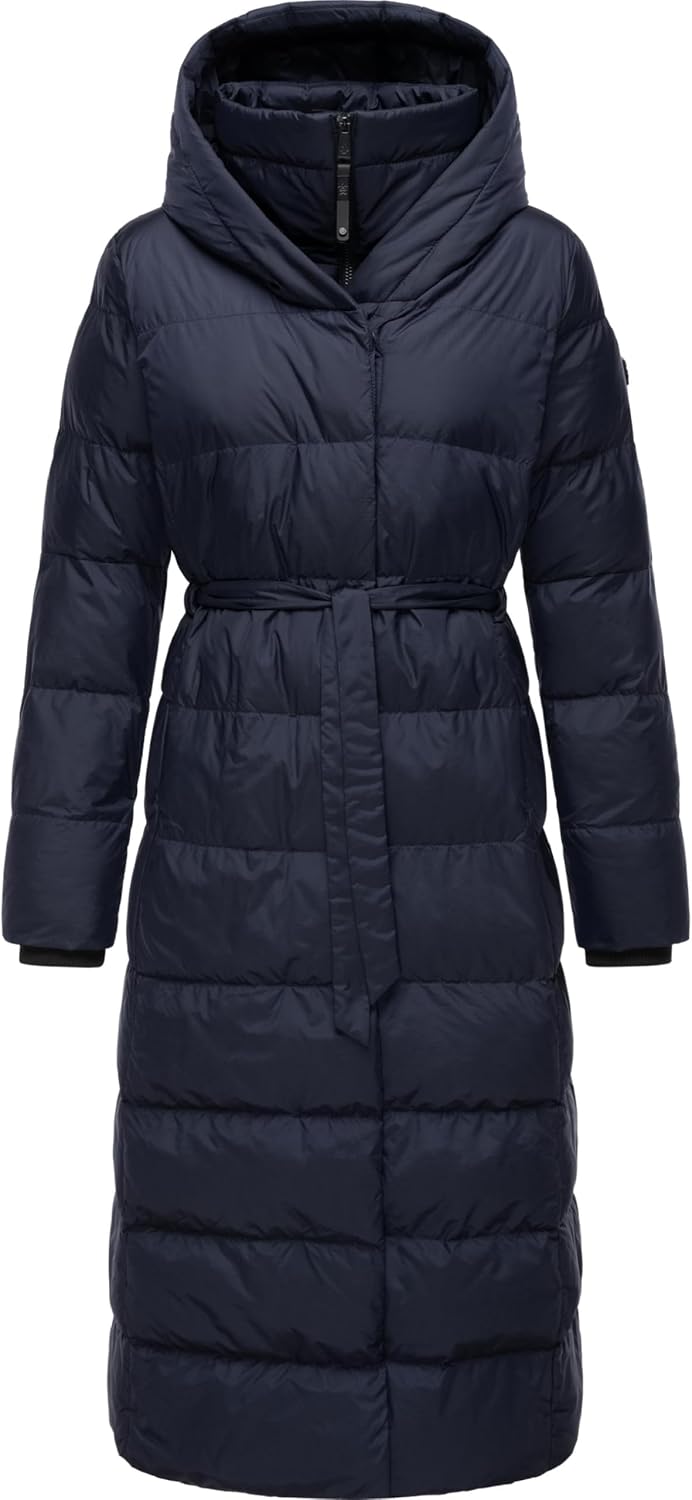 Ragwear Niara Womens Winter Coat Warm Quilted Coat Long with Hood YOUMODO XS-3XL