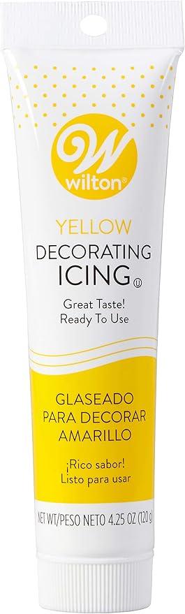 Food Items ICING TUBES 4.25OZ LEMN YELLW, us:one size, Lemon