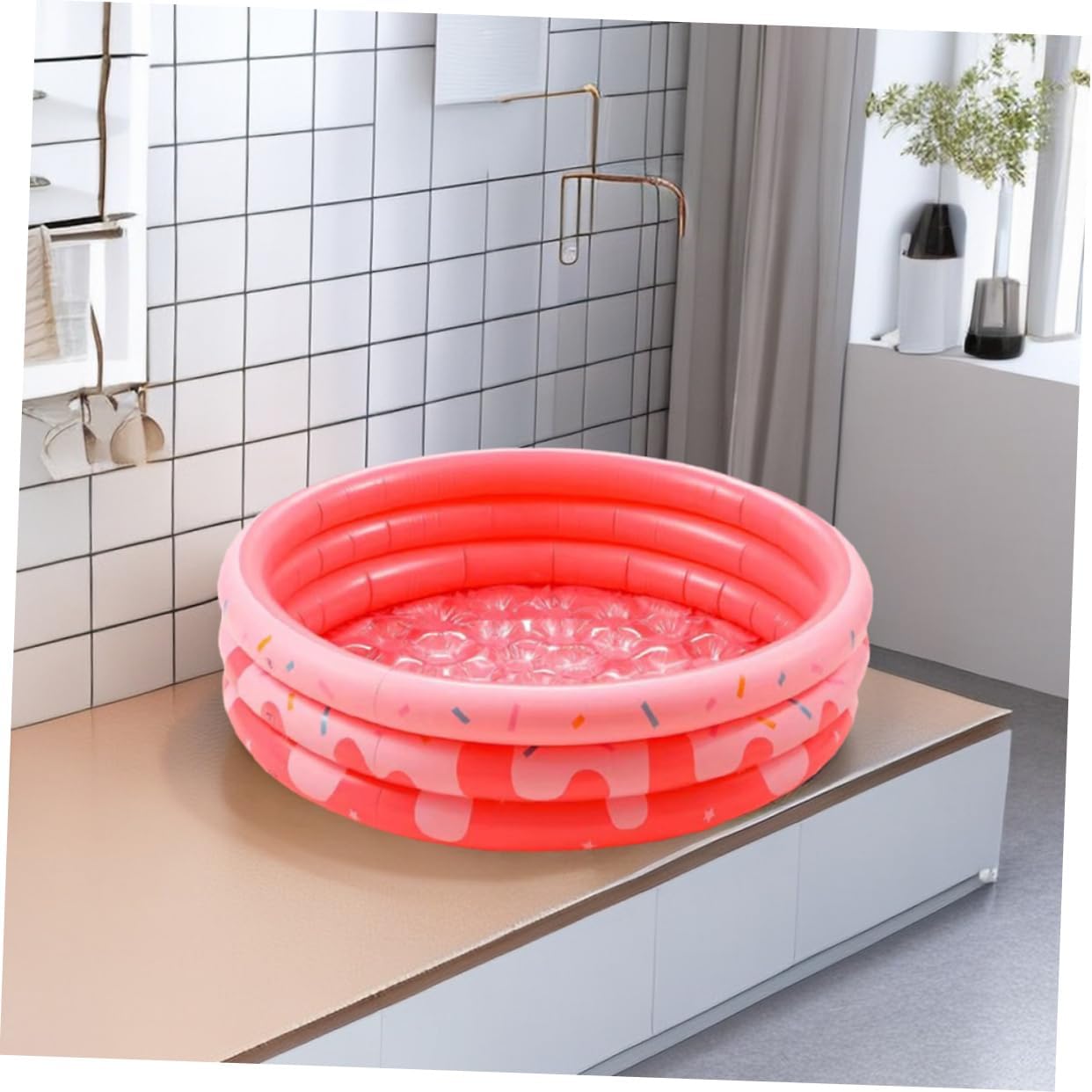Balacoo Inflatable Swimming Pool Round Thickened Pool for Fun Material for Summer Parent Interaction