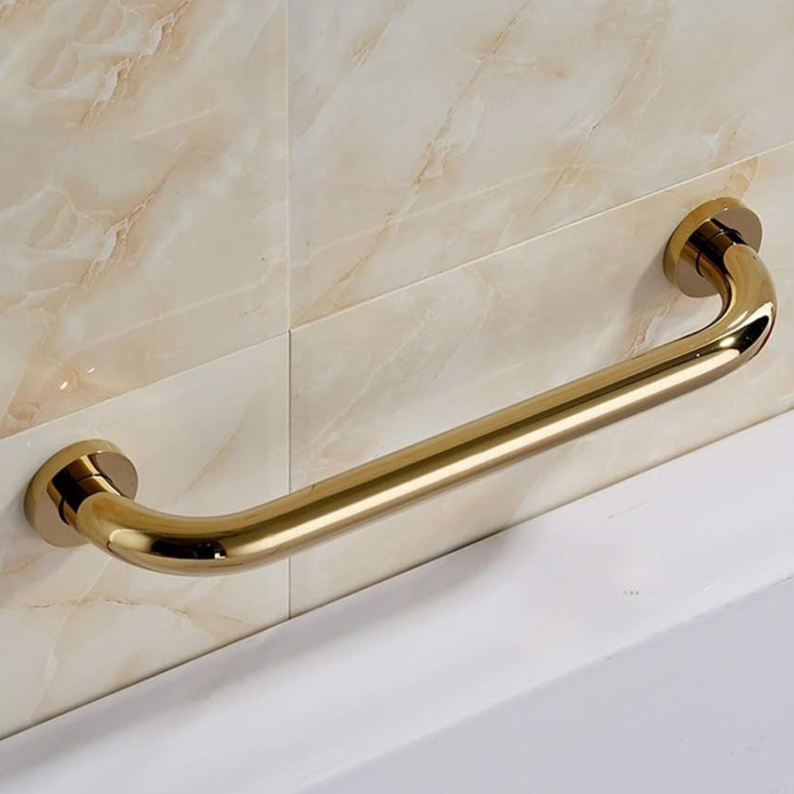 FKXSXAZ Bathroom Grab Bar for Shower Bathtub, Safety Heavy-Duty Sturdy Steps Handrails with Concealed Screws, Wall Mounted Round Tube 40cm 50cm 60cm Towel Rack Handle(2.6ft/80cm)