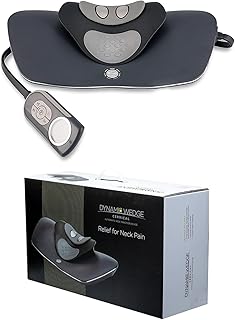 Neck Traction with Heat Therapy and Electrotherapy by Dynamic Wedge Cervical - Automatic Device with Electrotherapy, Multi-Function Programs, Adjustable Temperature - Neck Pain Relief, Stretcher