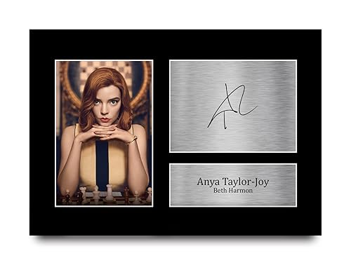 HWC Trading A4 Anya Taylor-Joy The Queen's Gambit Regali Stampati