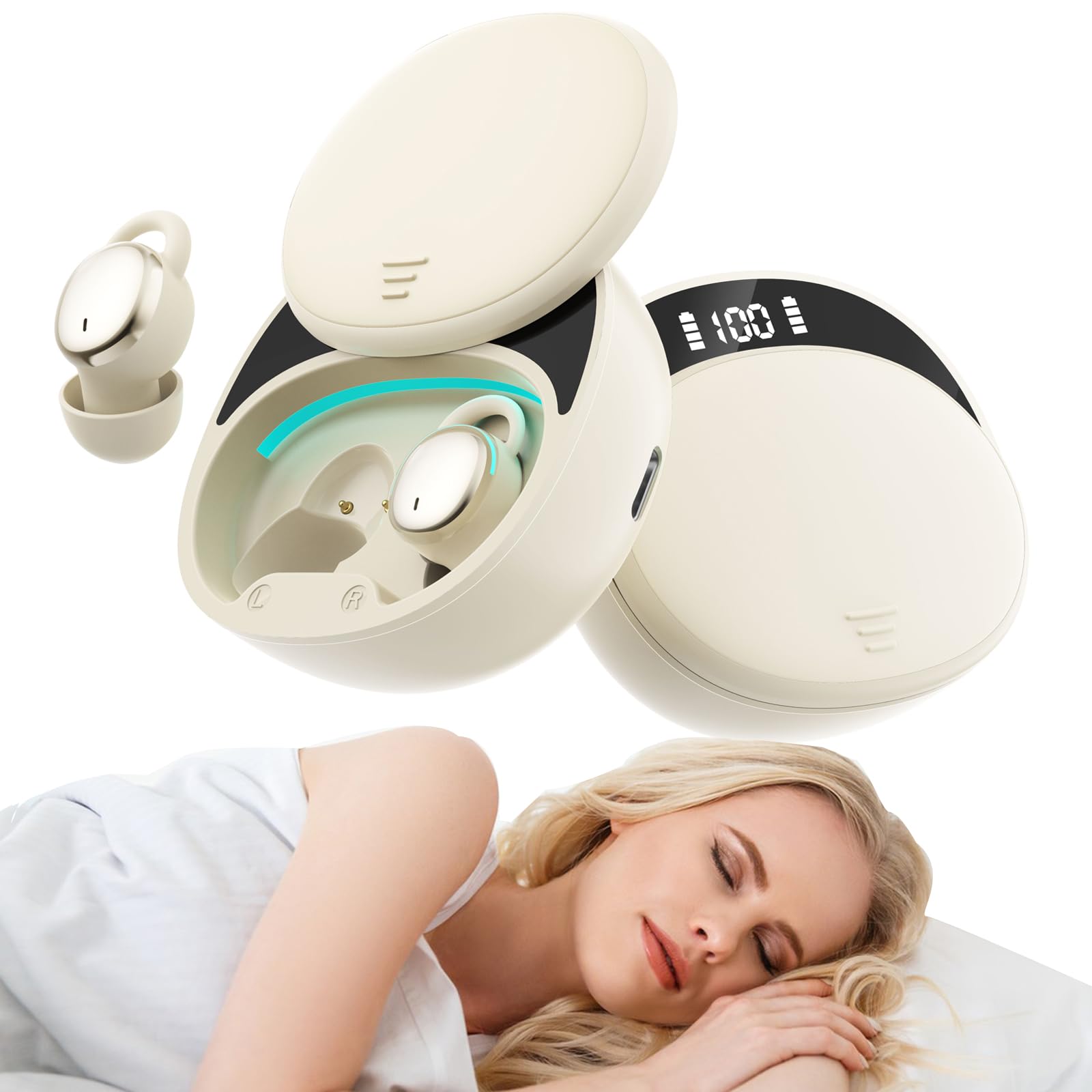 kleine Bluetooth-Ohrbünde für ruhige Nachtphasen mit Lautsprechern