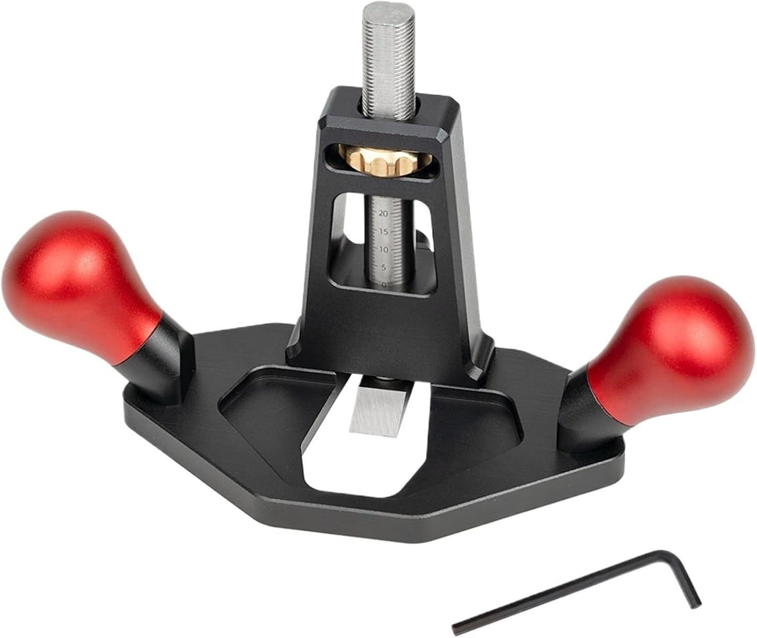 1Pcs Convenient Depth Adjusting Screw Nut Handheld Router Planer For Right Angle Tenon Shoulder Trimming Groove Slotting(Yellow)