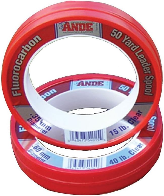 ANDE Monofilament FCW5050 Clear Fluorocarbon Leader, 50