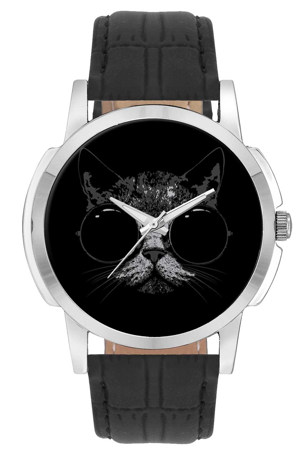 BIGOWL Wrist Watch - Cat Style Analog Mens and Boys Wrist Watch - Unique Analog Quartz Leather Band Wrist Watch (B01IPGWO68) Amazon Price History, Amazon Price Tracker
