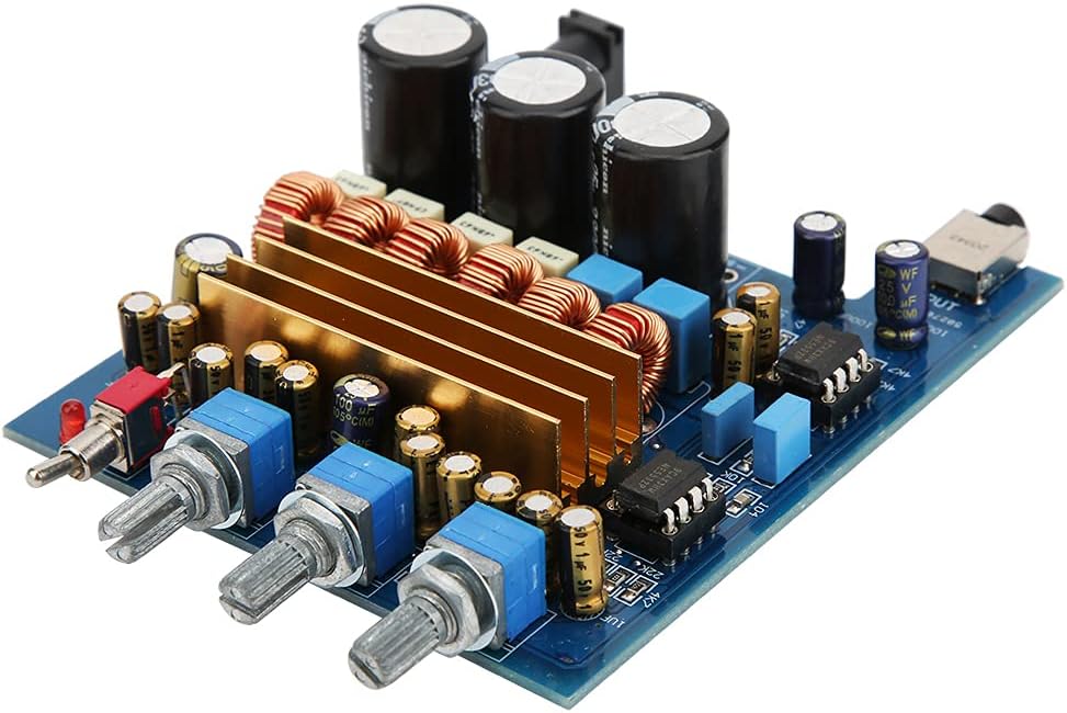 Audio Parts 2.1 High Power Digital Amplifier Board, Dust Proof Design, Easy Installation, TPA3116 Chip, Class D Working Method, 2x50W 100W Output