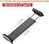 Vista 4 de Hanatora Soporte frontal para tablet de 4 a 11 pulgadas con cordón para el cuello para DJI Mavic Mini/Mini SE, Mavic 2 Pro/Zoom, DJI Mavic