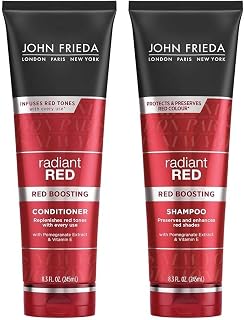 John Frieda Radiant Red, Colour Protecting Shampoo, 8.3 Fl Oz (Pack of 2)