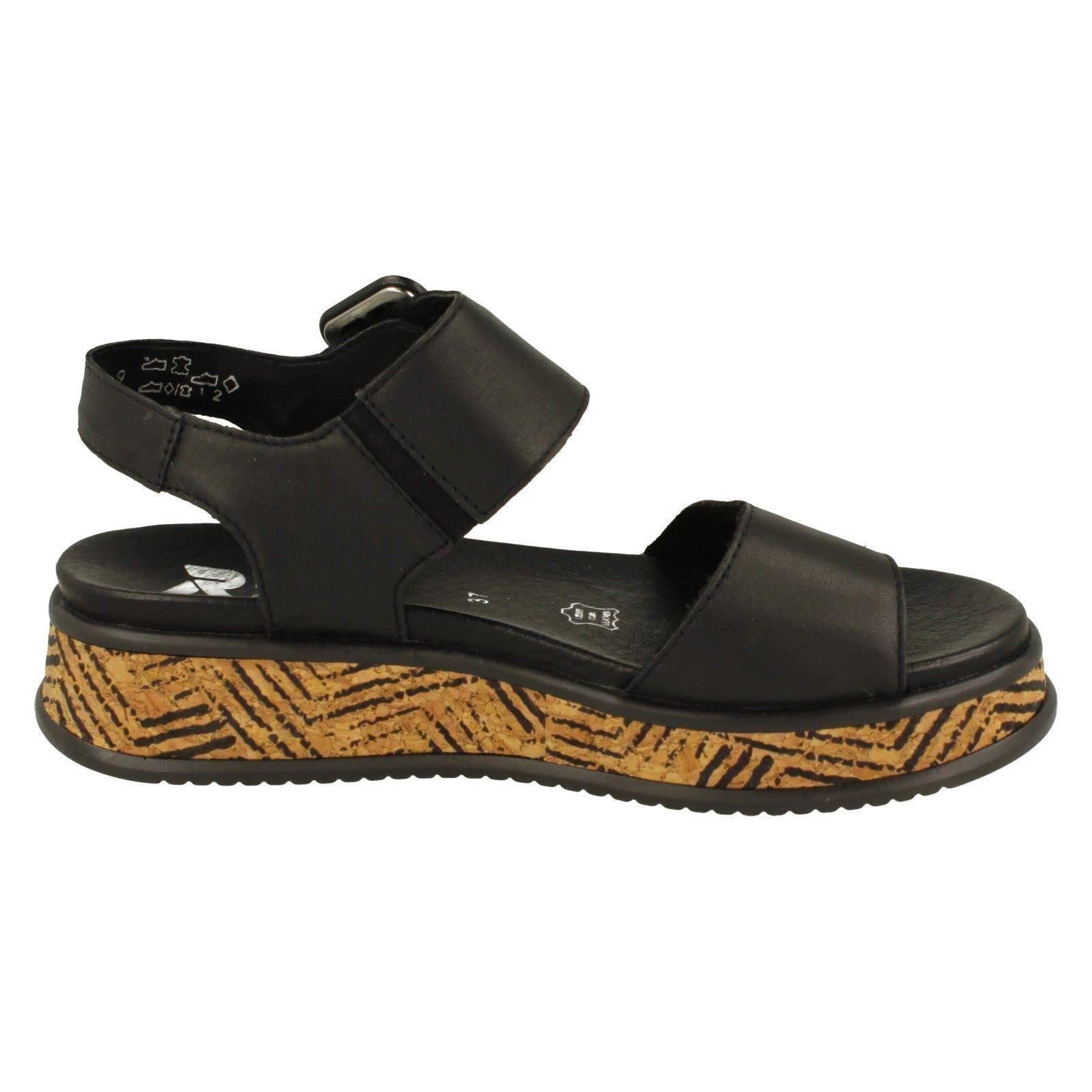 Rieker Femme W0800 Sandales compensées