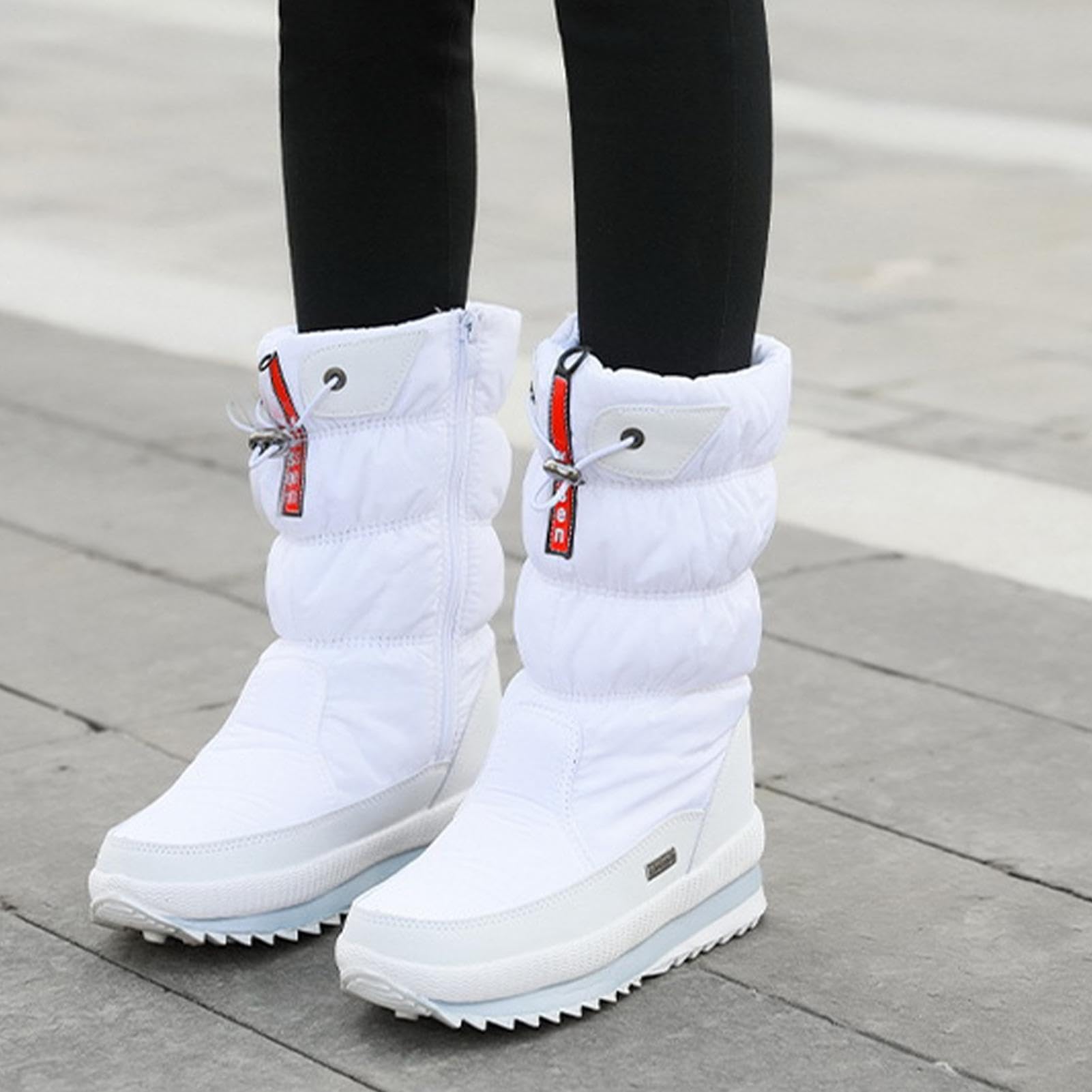 Generico Stivali Da Neve Donna Stivali Da Neve Invernali Caldi Isolanti E | Antiscivolo Per Donna Mamma Nonna Ragazze Moglie Fidanzata Inverno Outdoor Camminata Escursionismo Viaggio