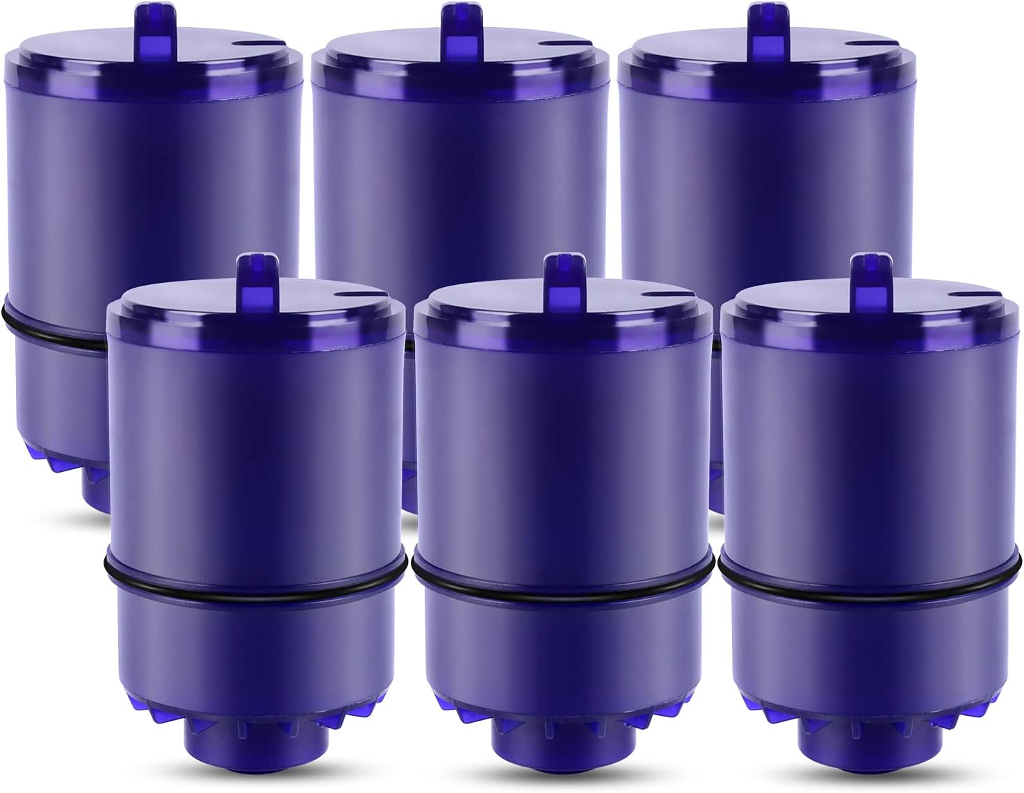 ICEPURE Faucet Water Filter Replacement for Pur® Plus RF9999® FM-2500V, FM-3700, RF3375, PFM400H PFM450S PFM150W PFM350V PUR-0A1 for All PUR Faucet Filtration Systems, 6PACK