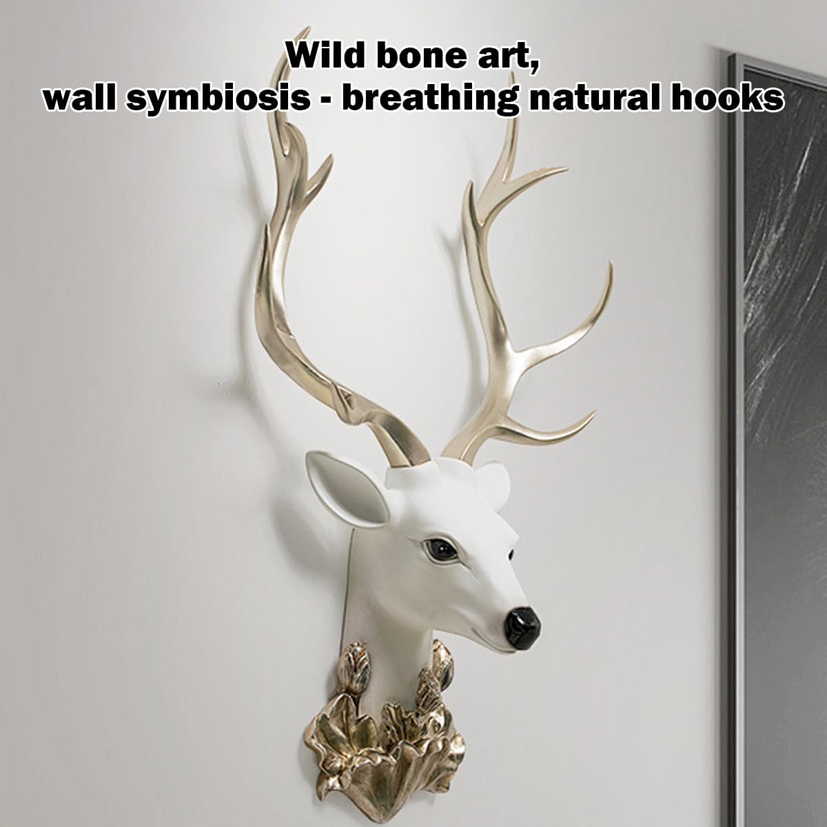 12 Pcs European Mount Skull Hangers Wall Mount Hanger Hook | Euro Style Steel Hanging Brackets, Pronghorn Deer Head Bone Display Mounts, Indoor Outdoor Walls Ceiling Storage Equipment