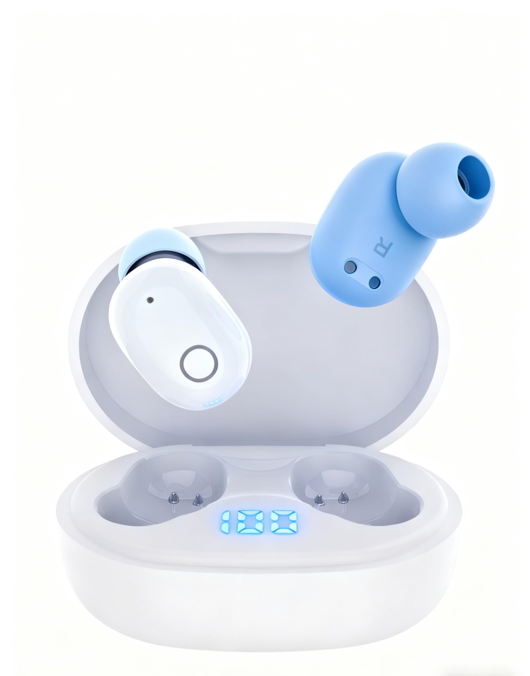 Amazon.co.jp: Bluetoothイヤホン ワイヤレスイヤホン 2つのシリコン