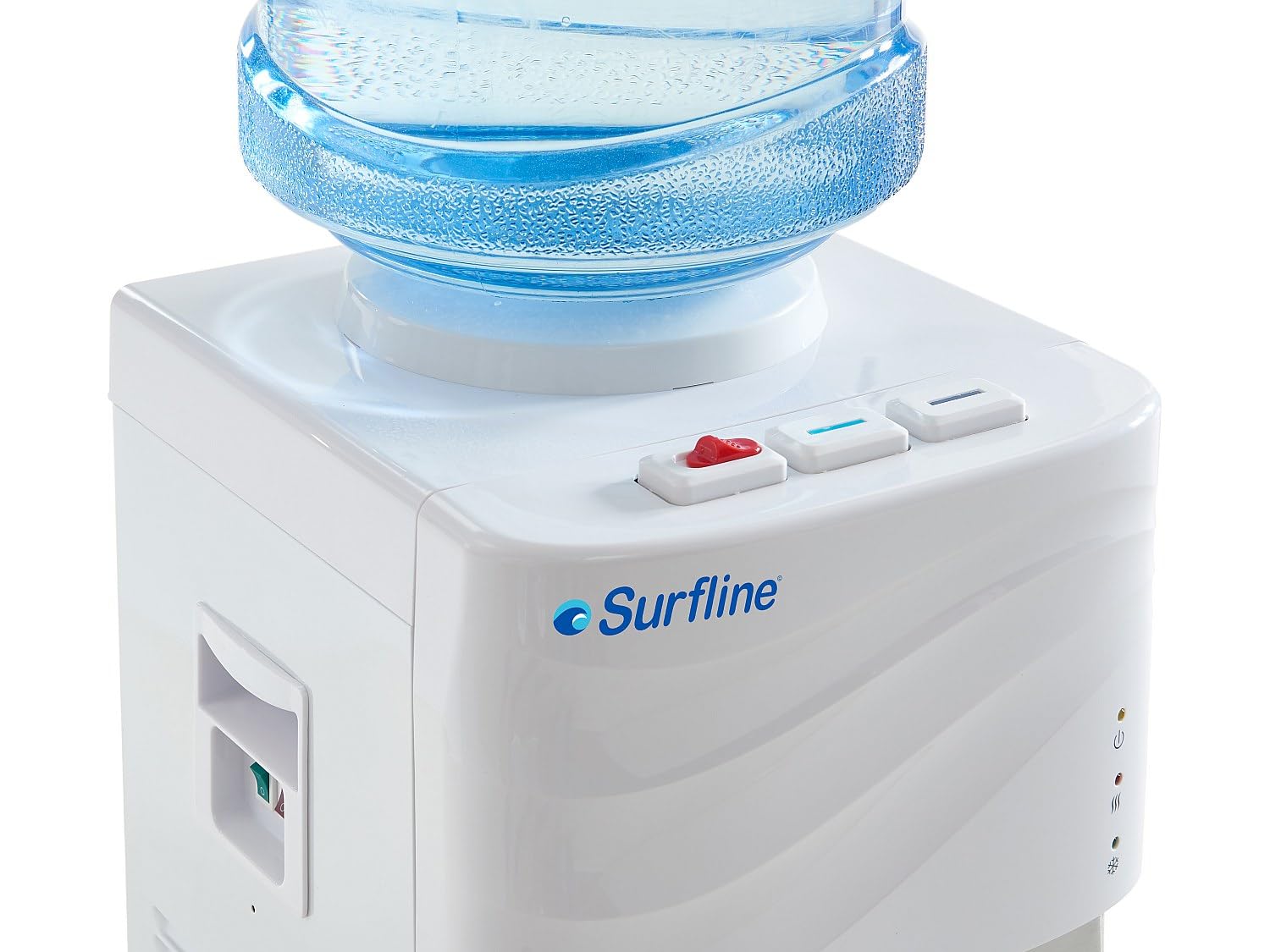 Vente-unique - Fontaine à Eau bonbonne - Eau Froide/Chaude - 11 /18L - Blanc - FORTEX