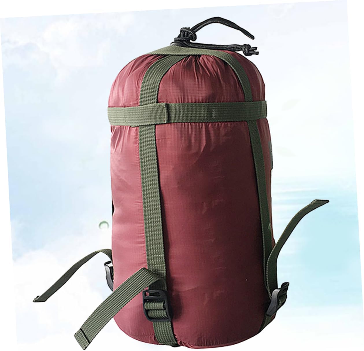 VICASKY Nylon Sleeping Bag Compression Sack Portable Quilt Storage Bag for Camping