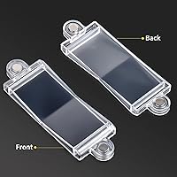 Vista 5 de Cubierta magnética para interruptor de luz, cubierta de salida de interruptor de luz para interruptores de pared planos y modernos, protección