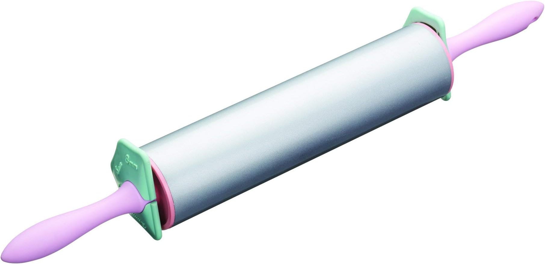 KitchenCraft Sweetly Does It Adjustable Rolling Pin, Non Stick Stainless Steel, 48 cm